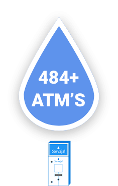 180+ Water ATMs