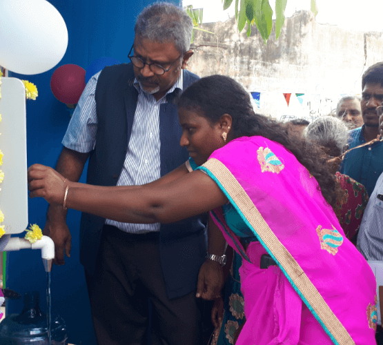 water-atm-inauguration-by-woman